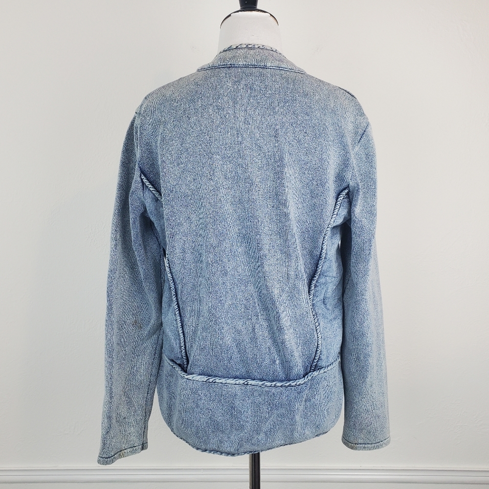 Blue Willi's Jean Jacket Denim Danish Denmark Scandinavian Spring Boho Nordic - Picture 8 of 16